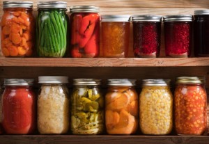 fermented veggies in jars