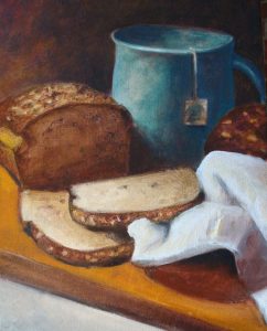 bread peace painting by Grace Epstein