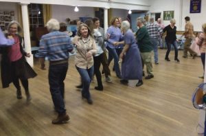 country dancers at the grange